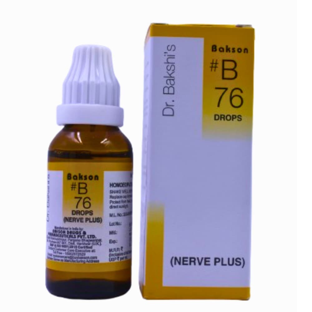 Dr Bakshis B Drop 76 For Nerve Plus