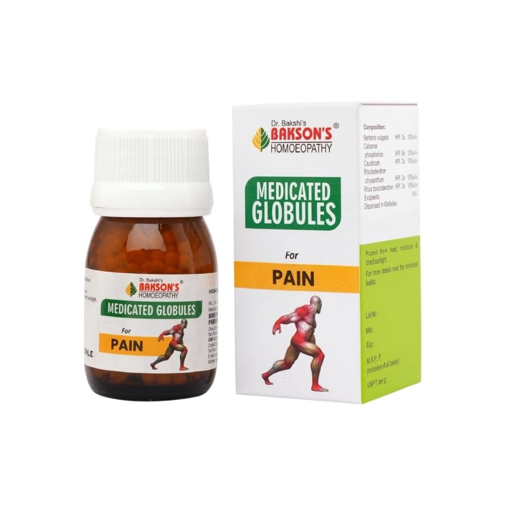 Medicated Globules (Pain) Pills