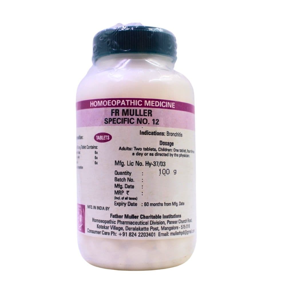 Specific Tablet No 12