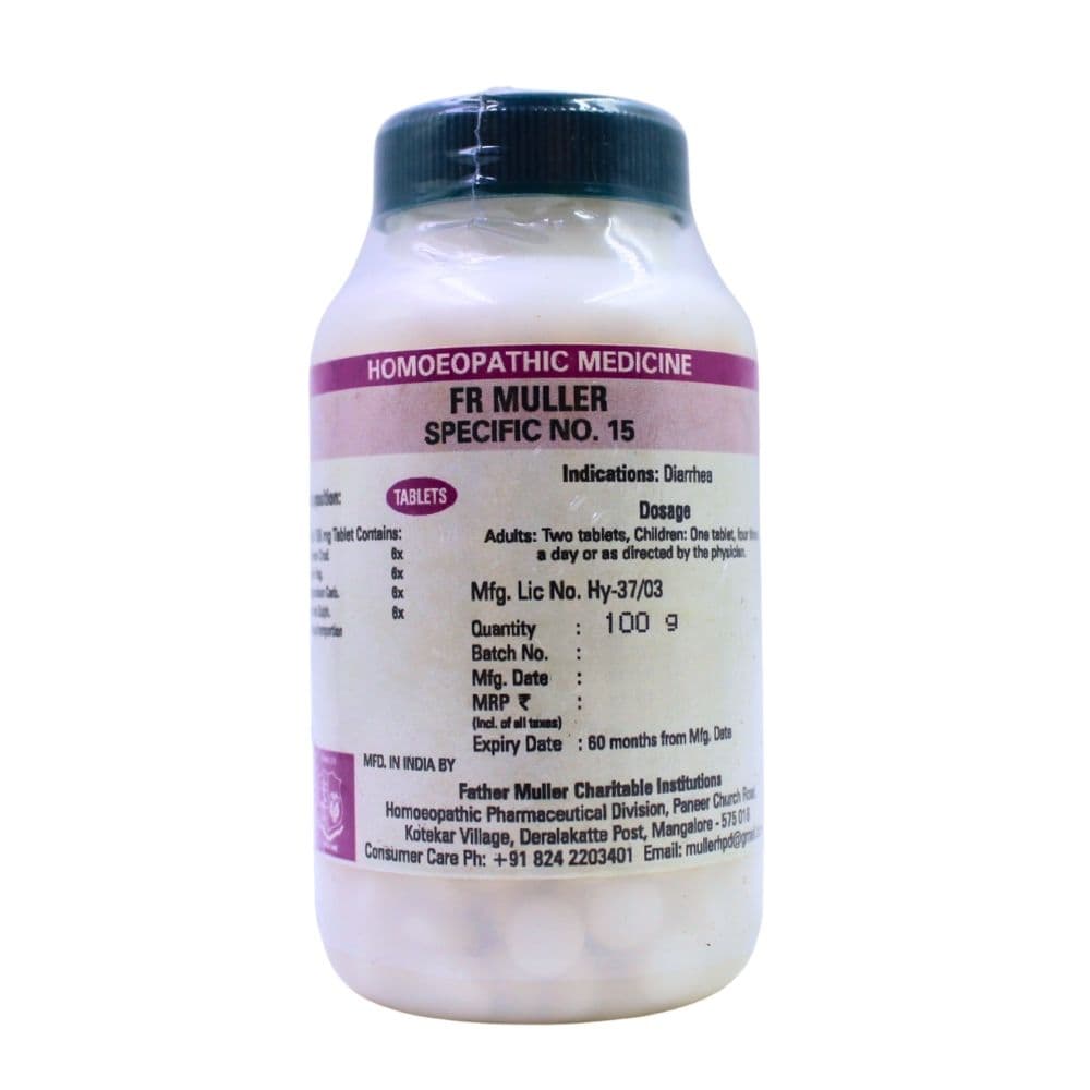Specific Tablet No 15