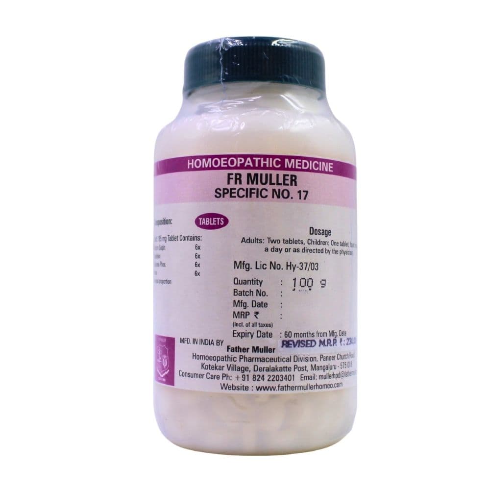 Specific Tablet No 17