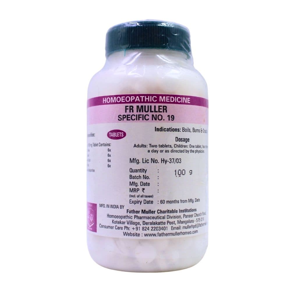 Specific Tablet No 19