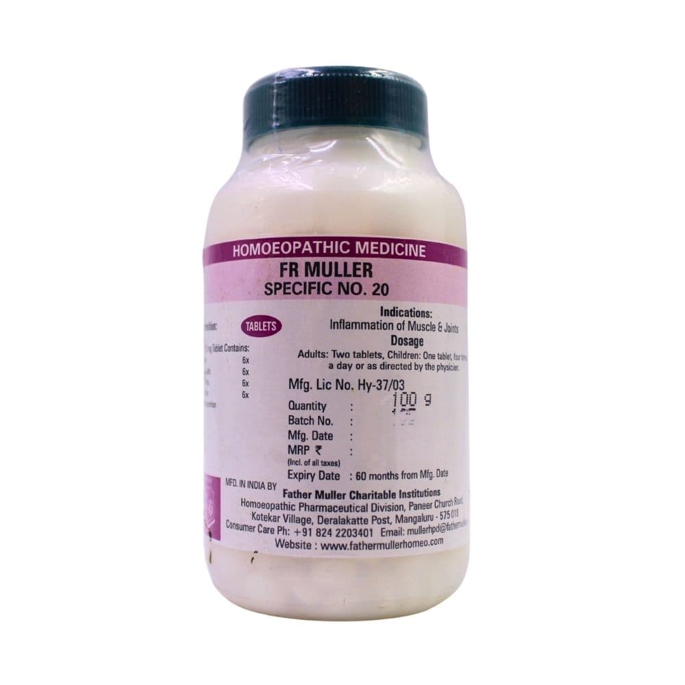 Specific Tablet No 20