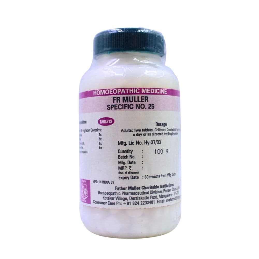 Specific Tablet No 25