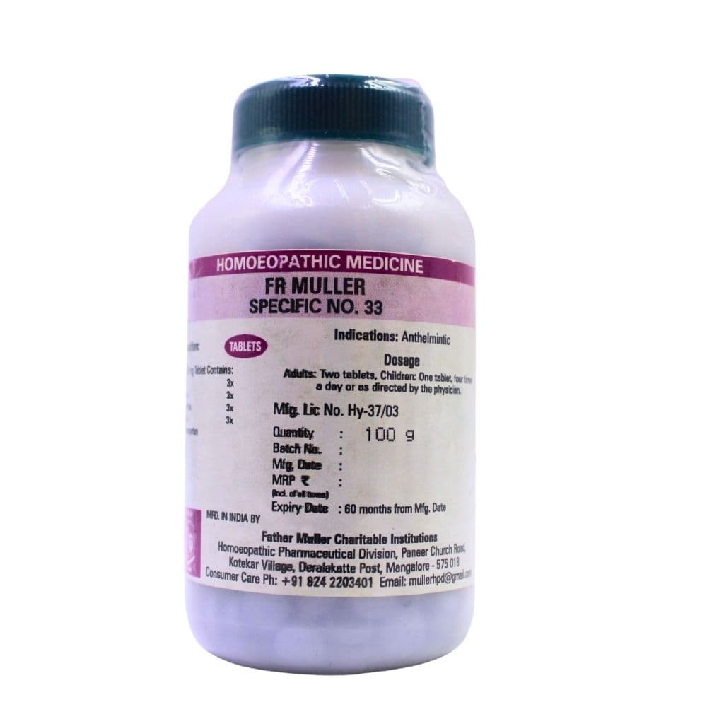 Specific Tablet No 33