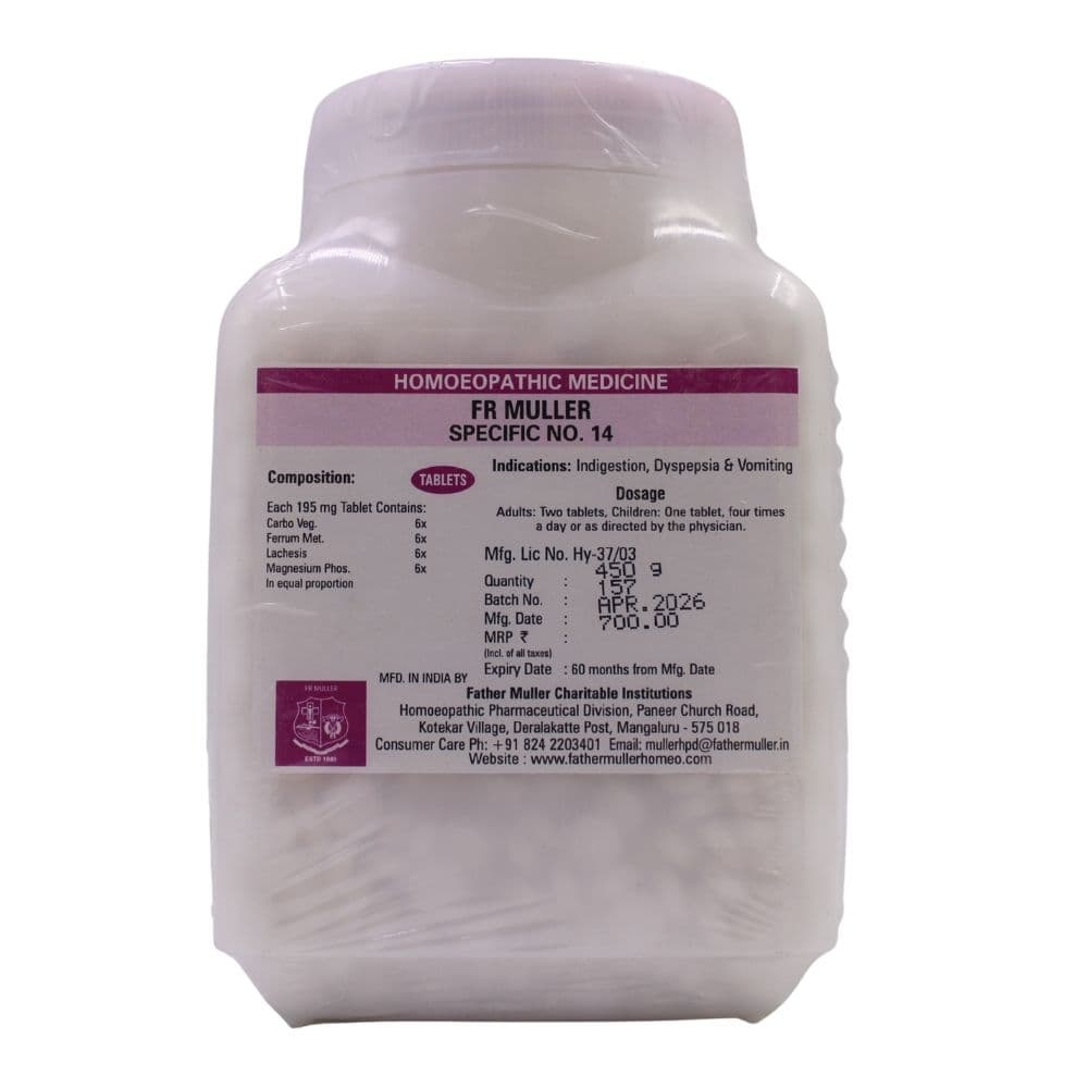Specific Tablet No 14