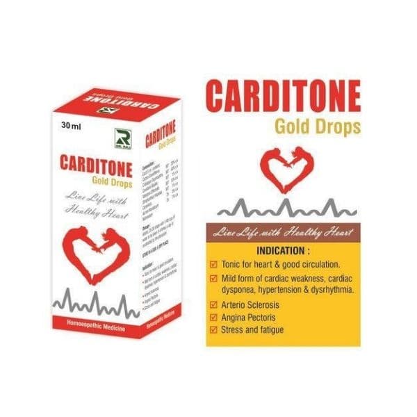 CARDITONE GOLD DROPS 30 ML DR RAJ